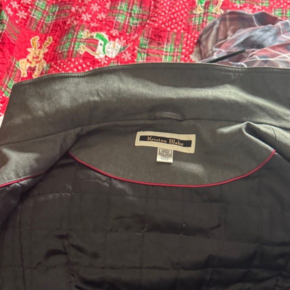 Kristen Blake Charcoal Hooded Trench Coat - Picture 6 of 9